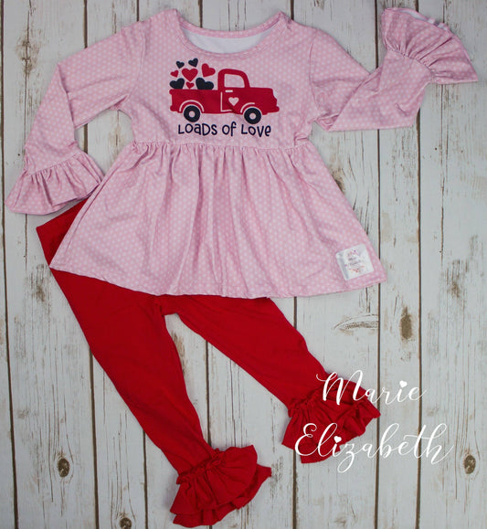 Loads of Love 2-Piece Ruffle Pant Set