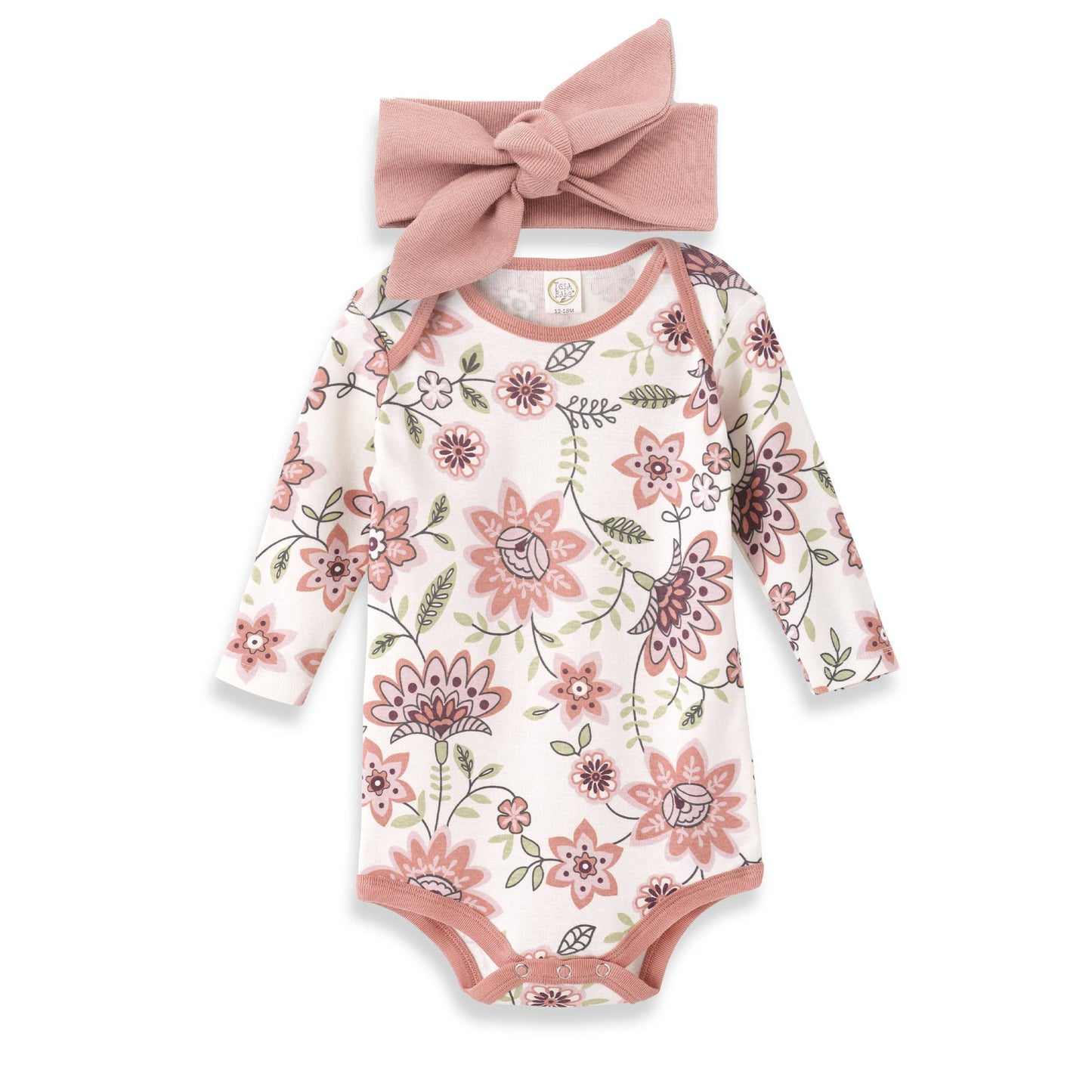 Garden Brocade Bodysuit & Headband Set