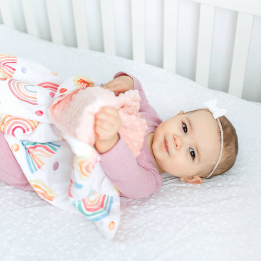 Minky Blanket Rainbow
