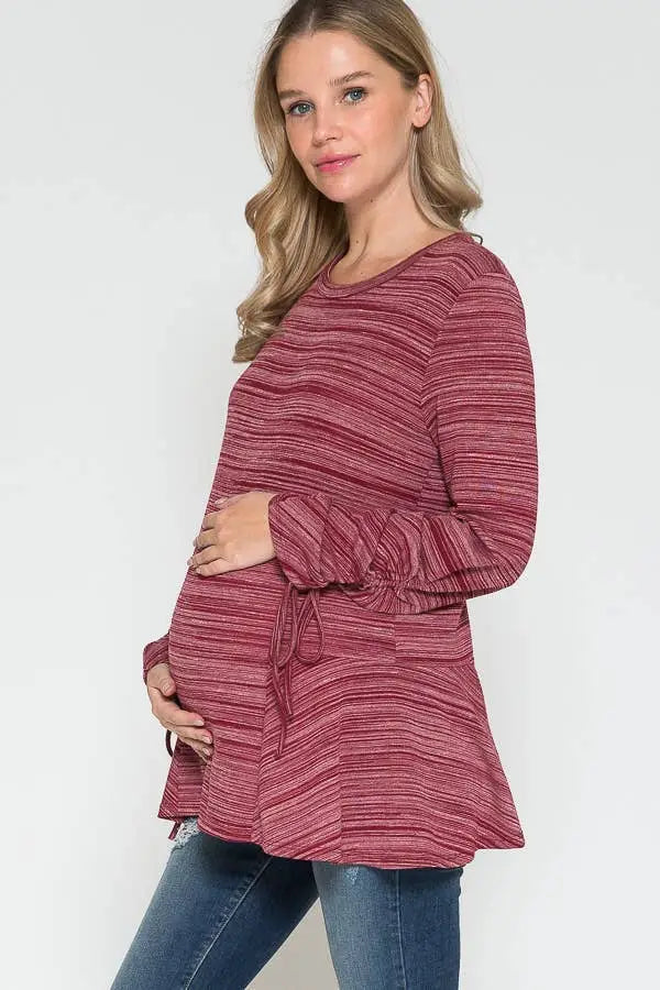 Maternity Long Sleeve Flow Top