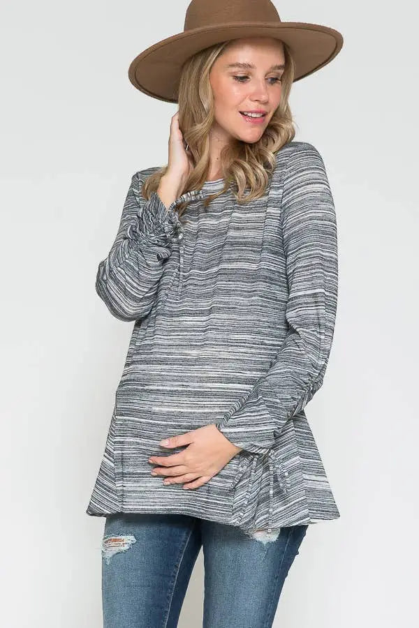 Maternity Long Sleeve Flow Top