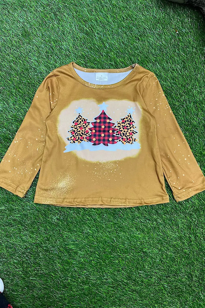 Golden Christmas Pant Set