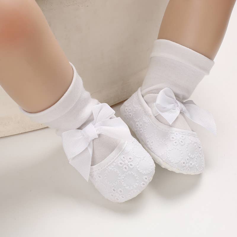 Soft Sole Cloth Baptism Dresses Shoes