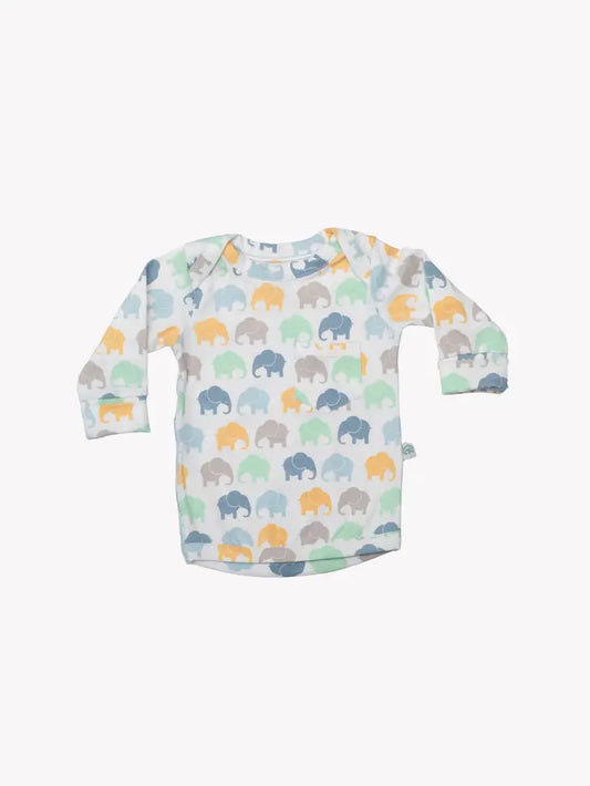 Grow With Me' Long Sleeve Shirt & Pants - Blue Elephant