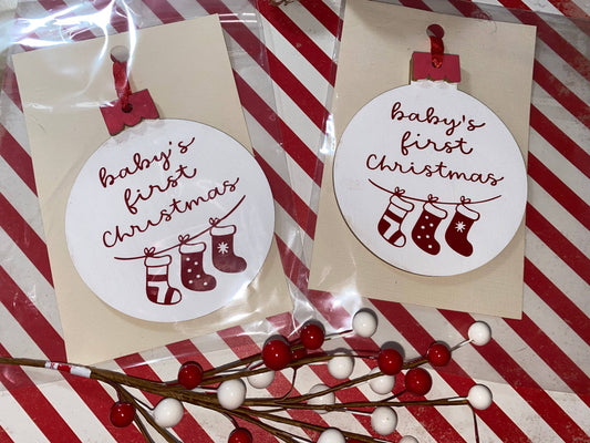 Baby’s First Christmas Ornament