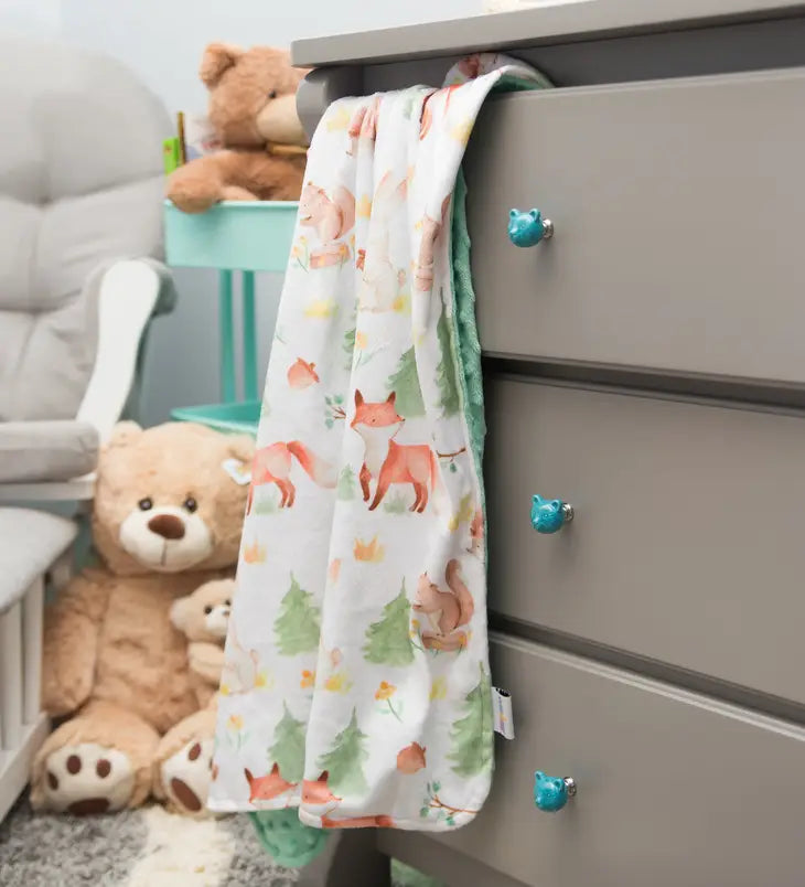 Minky Blanket Forest Friends