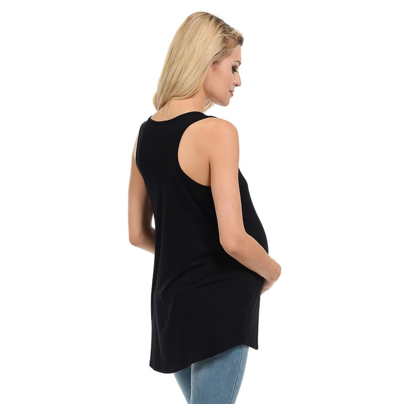 Maternity Jersey Knit Sleeveless Top