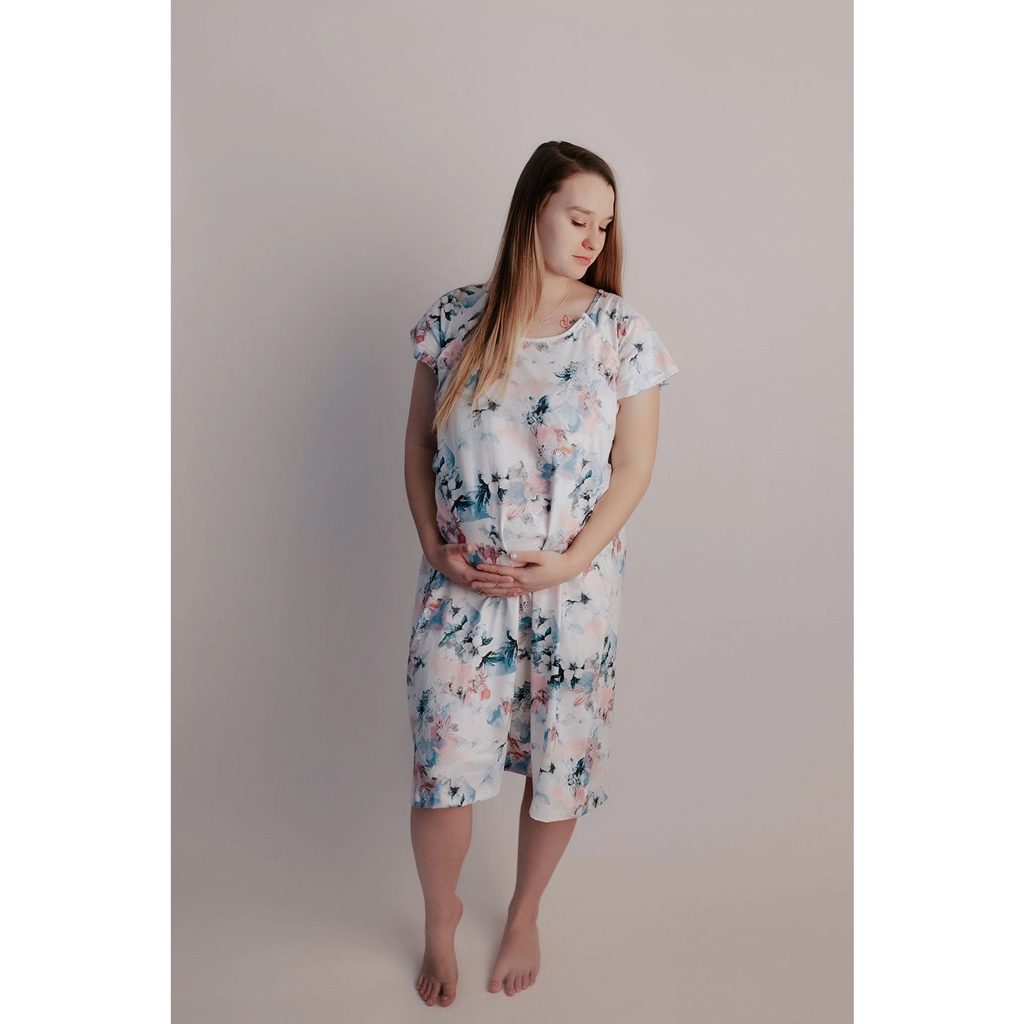 Maternity Labor & Delivery Nursing Gown