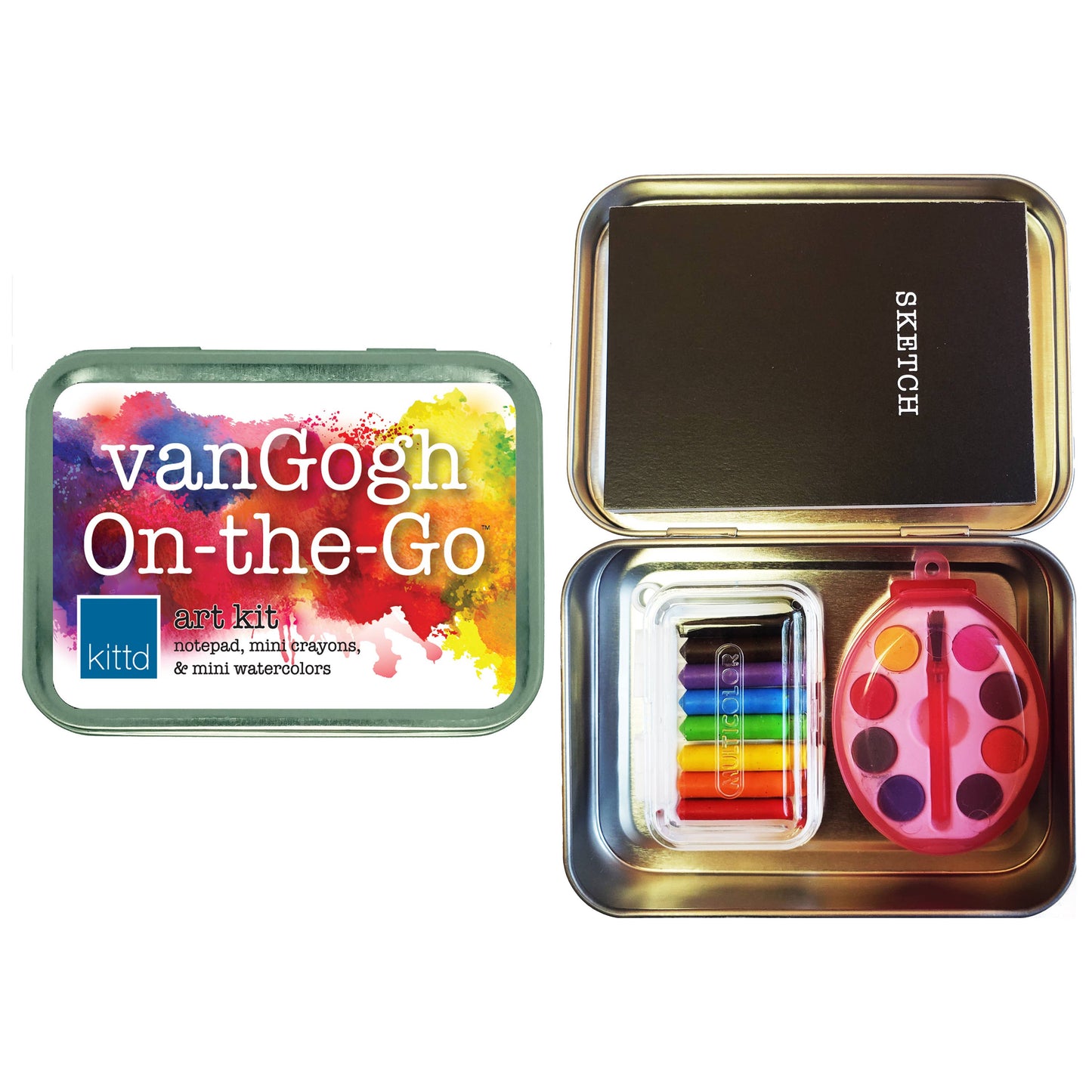 VanGogh On-the-Go Kids Travel Art Play Set - Watercolors