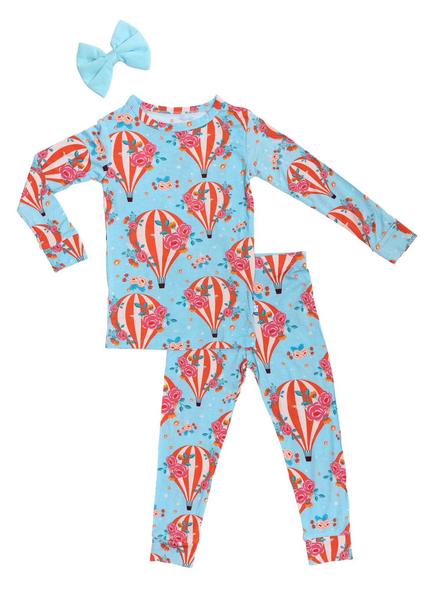 Hot Air Balloon Long Sleeve Pajamas