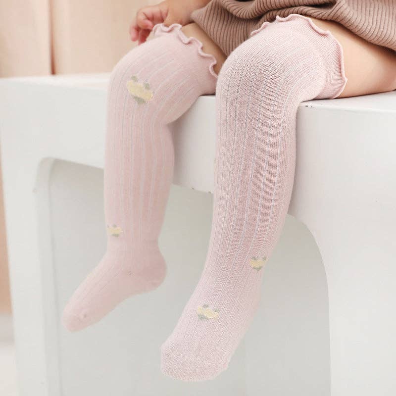 Over Knee Socks: Grey / XS (0-6M)