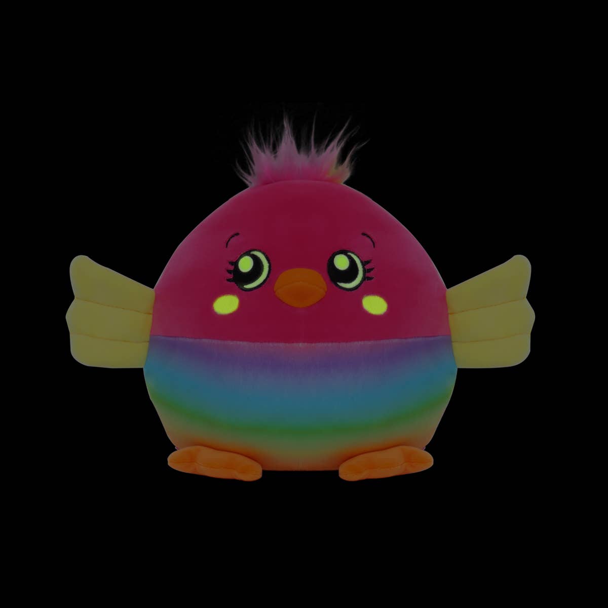 Freya the parrot | Glow in the Dark 7.5" Soft Plush Toy