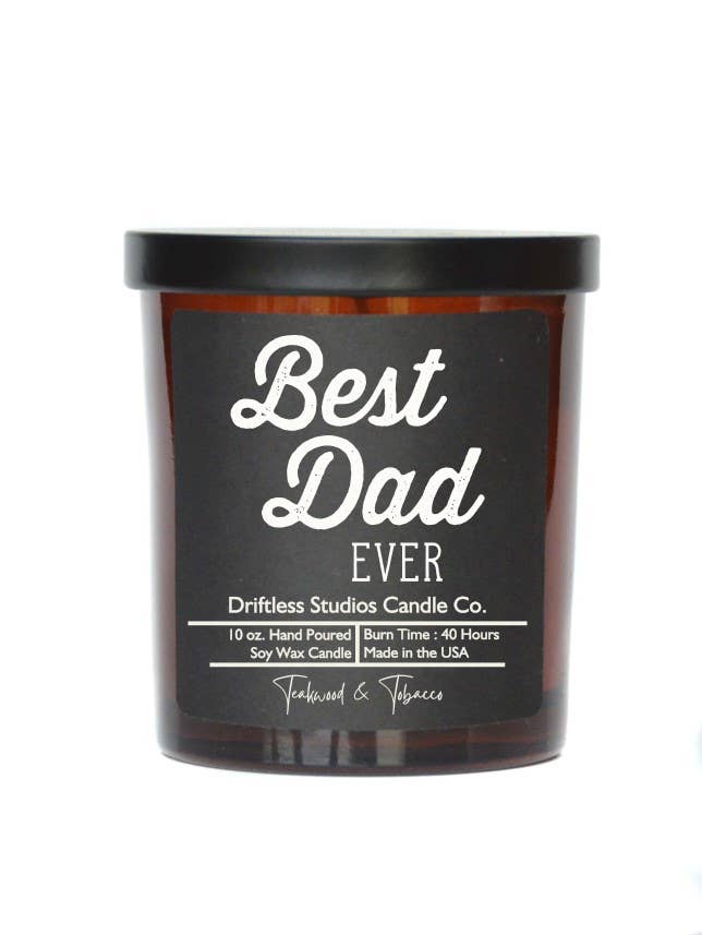 Best Dad Ever - Fathers Day Gifts Candle - Soy Wax Candles: Fresh Coffee