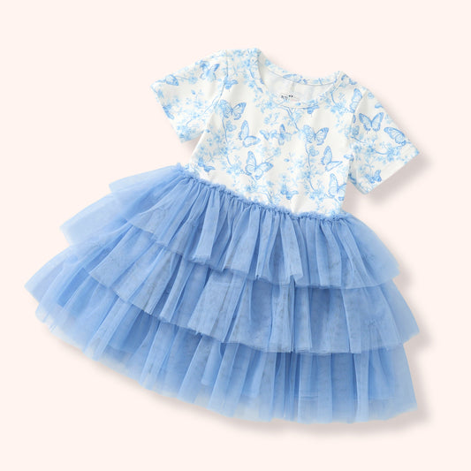 Vintage French Fairytale - Blue - Tulle Dress