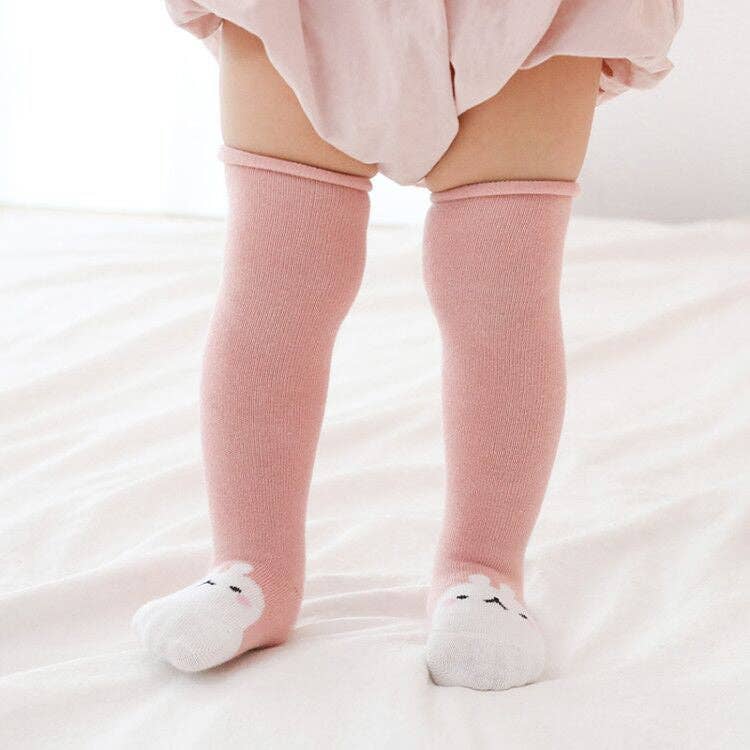 Over The Knee Socks: White / M (1-3Y)