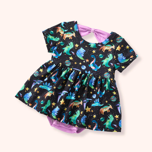 Space Dinos - Girl Romper