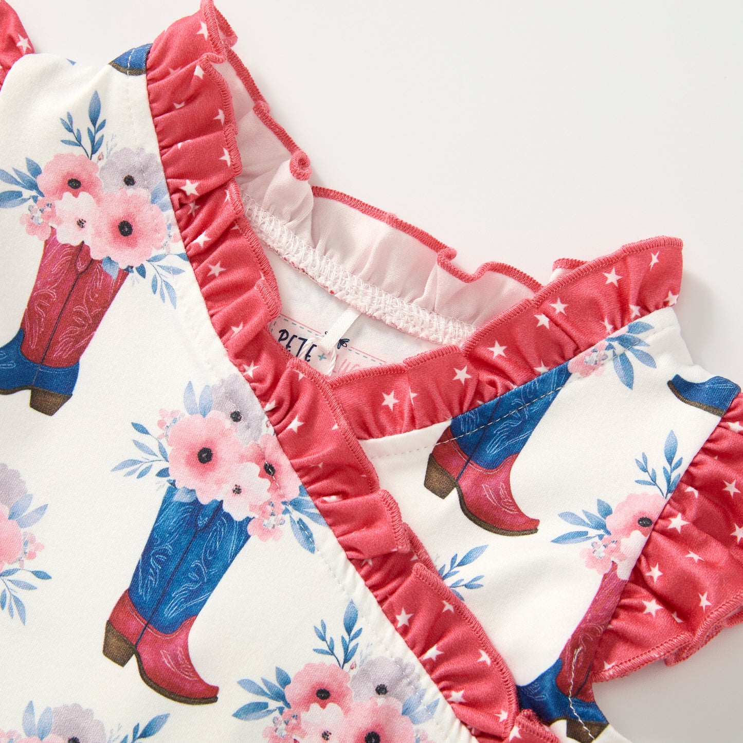 Boots & Blooms - Romper