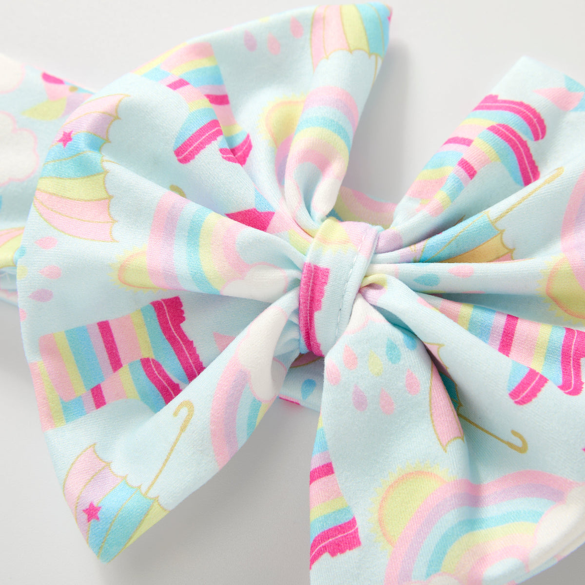 Rainbow Showers - Bow Headband