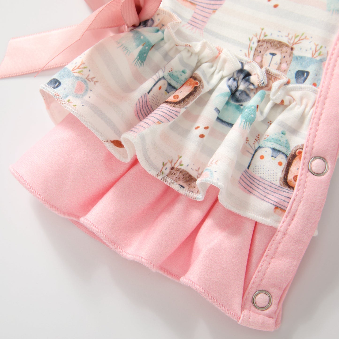 Cozy Critters - Girl Romper