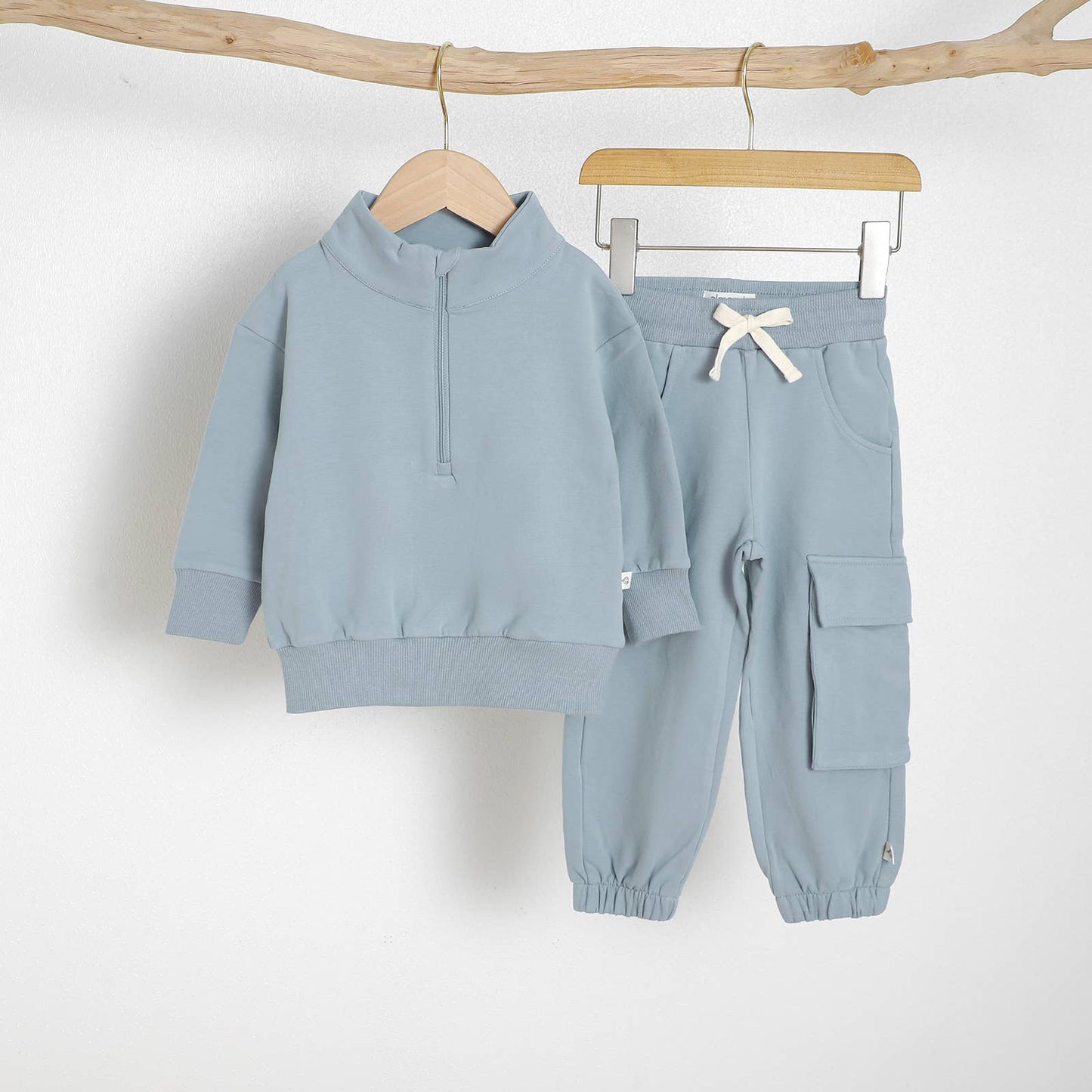 The French Terry Organic Cotton Beach Jogger Set