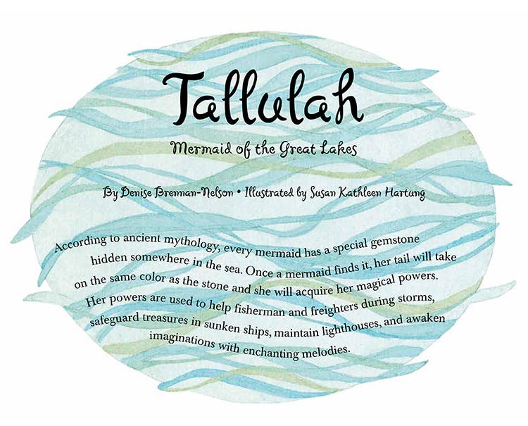 Tallulah: Mermaid of the Great Lakes picture book