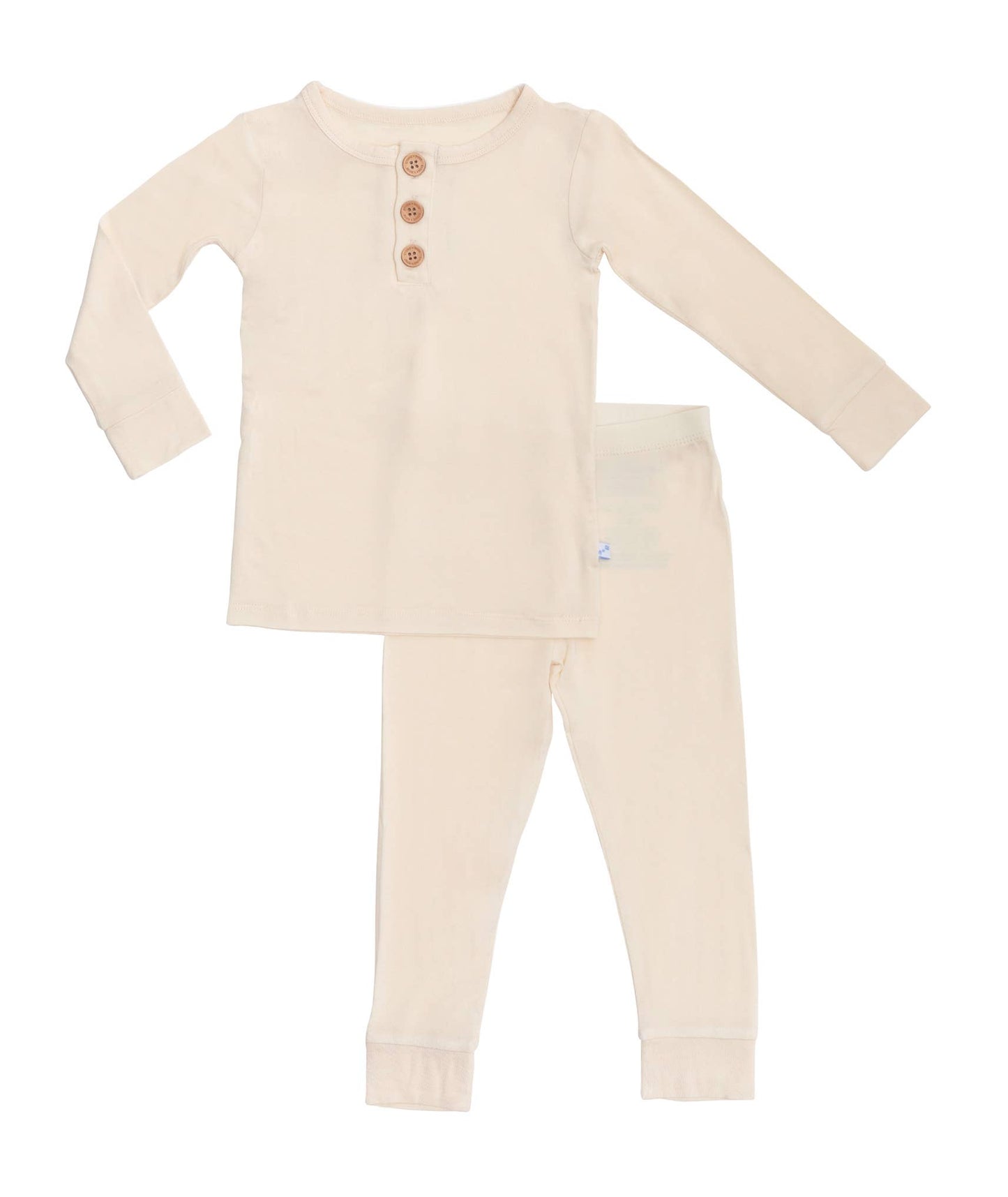 Buttercream Long Sleeve Henley Pajamas