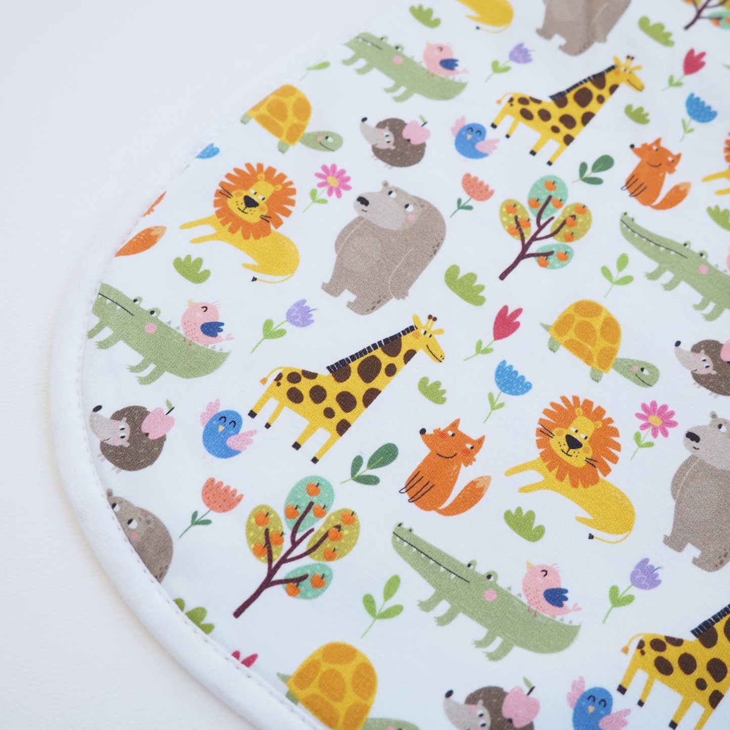 Burp Cloths - Zoo Party