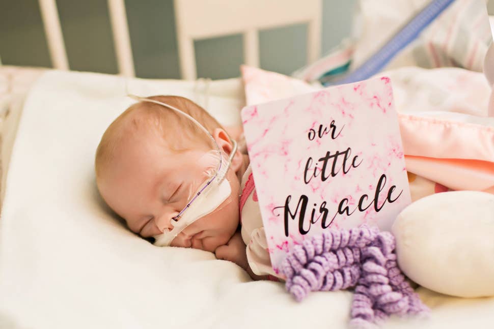 Girl NICU Milestone Cards