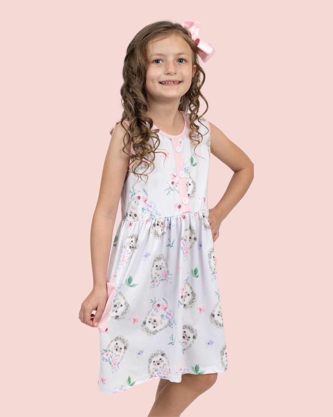 Hedgehog Haven - Girl Dress