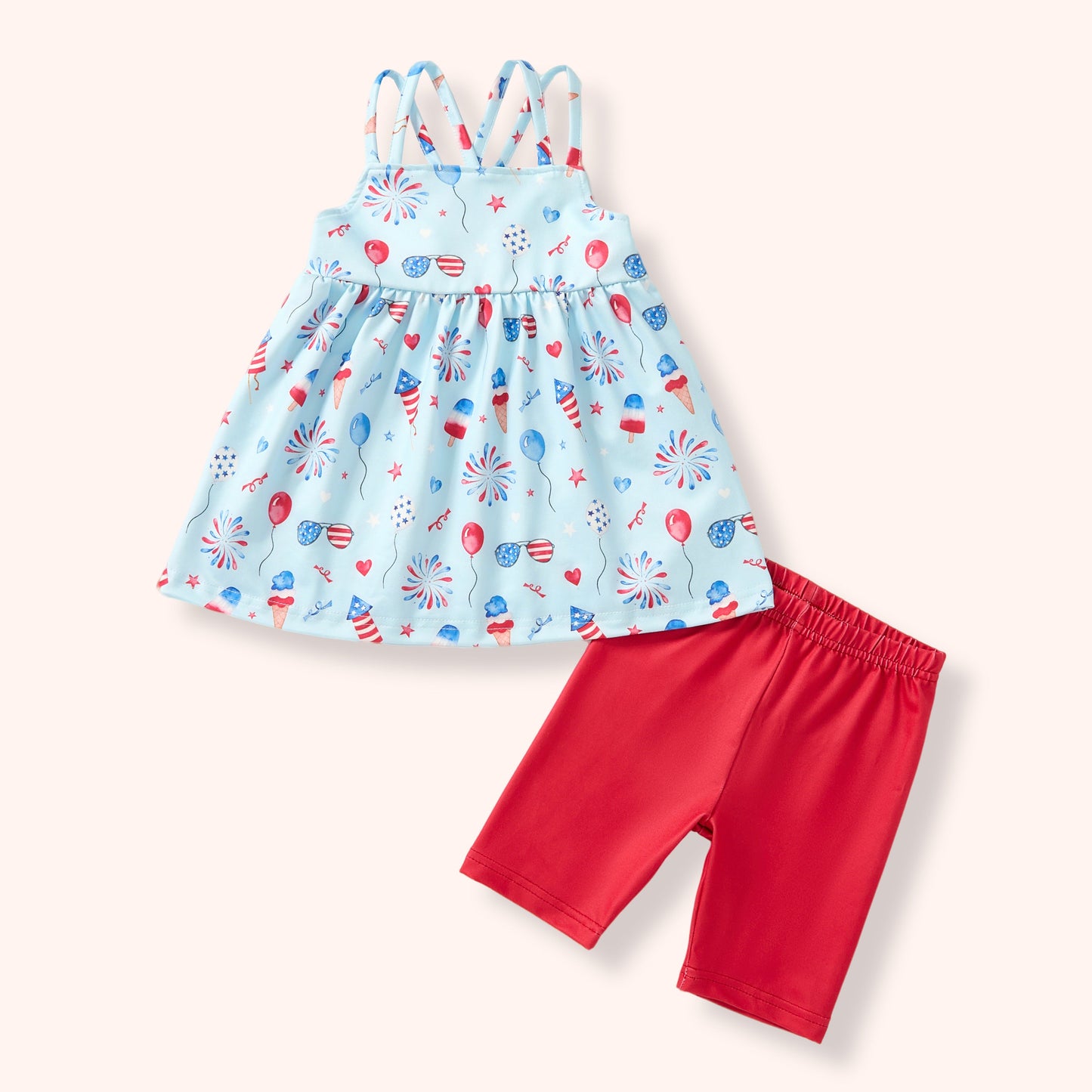 USA All Day - Shorts Set
