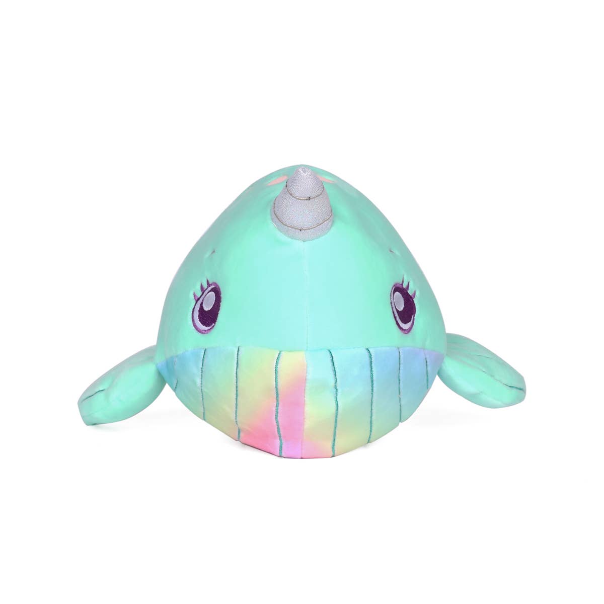 Nickie the Narwhal Glow in the Dark 7.5" Soft Plush Toy