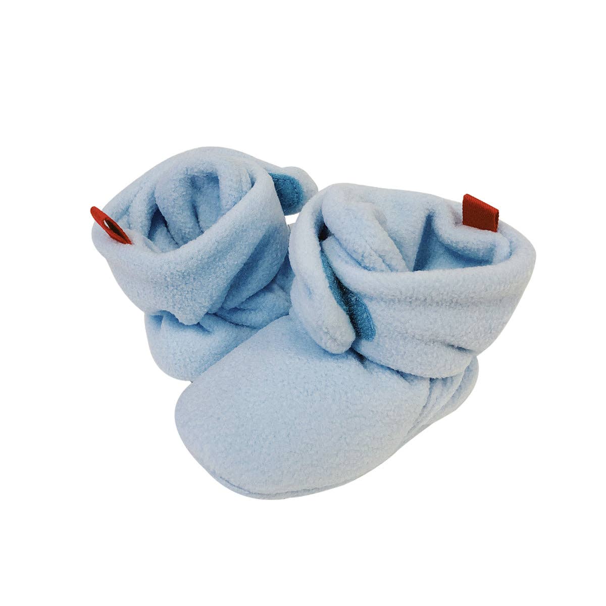 Booties: Blue / 6-12 M