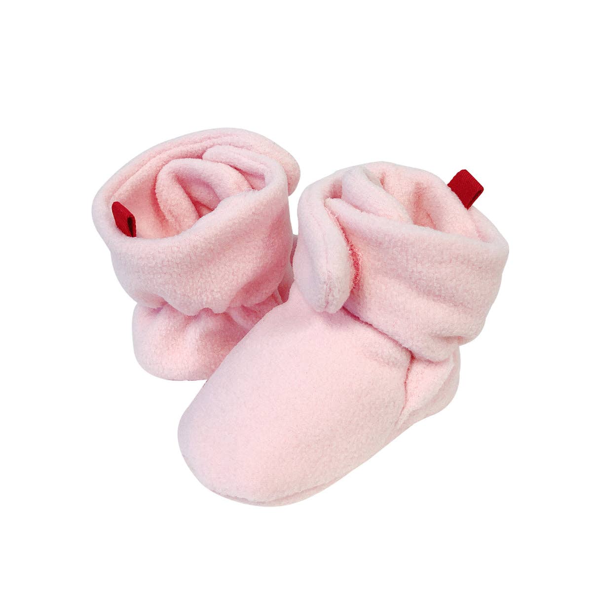 Booties: Pink / 0-6 M