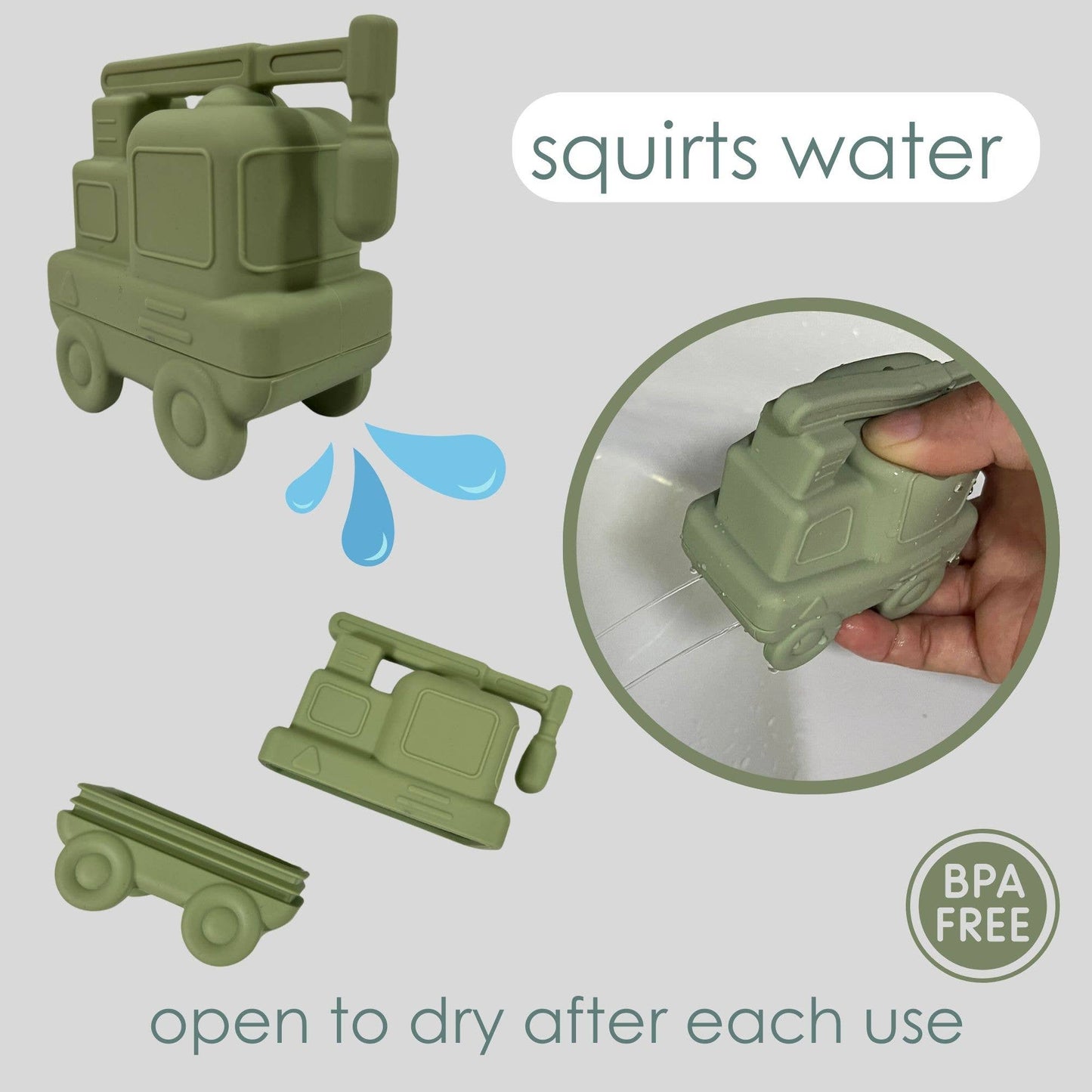Ali+Oli (3pc) Bath Toy Set