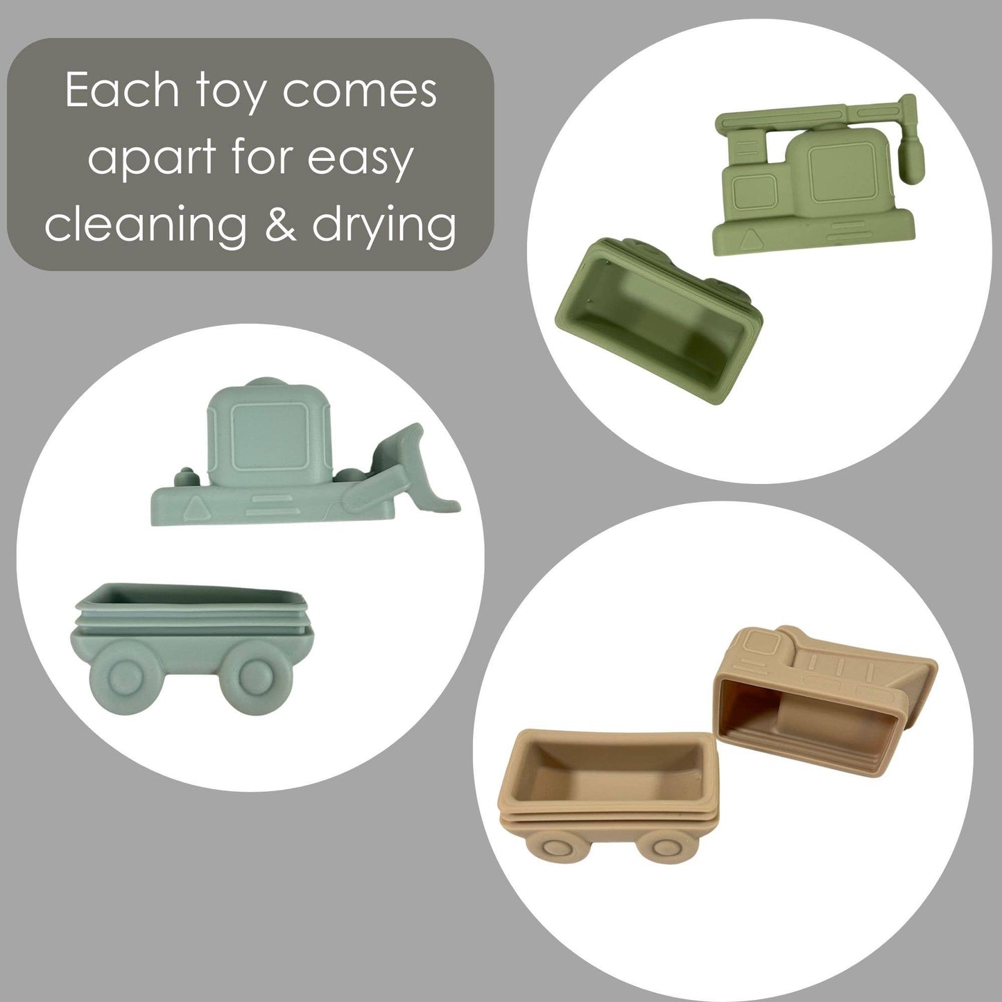 Ali+Oli (3pc) Bath Toy Set