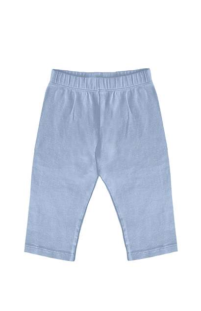 Infant Organic Rib Pant: PACIFIC BLUE