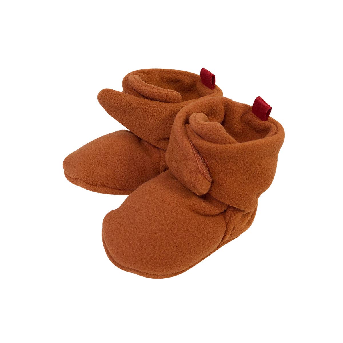 Booties: Beige / 0-6 M
