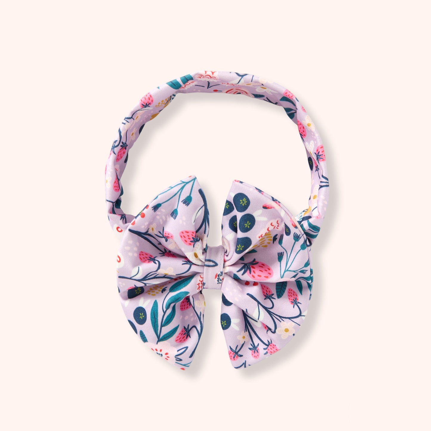 Blueberry Breeze - Bow Headband