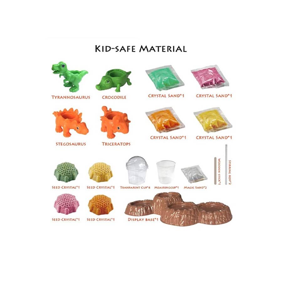 Dinosaur Crystal Growing Kit