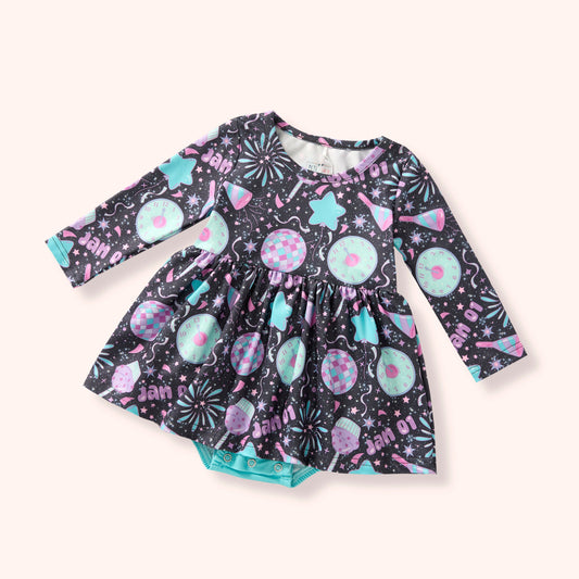 Ball Drop - Girl Romper