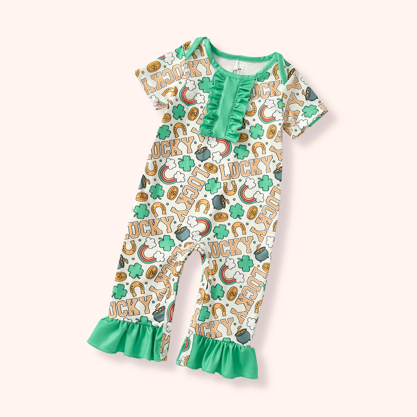 Lucky Me! - Girl Romper