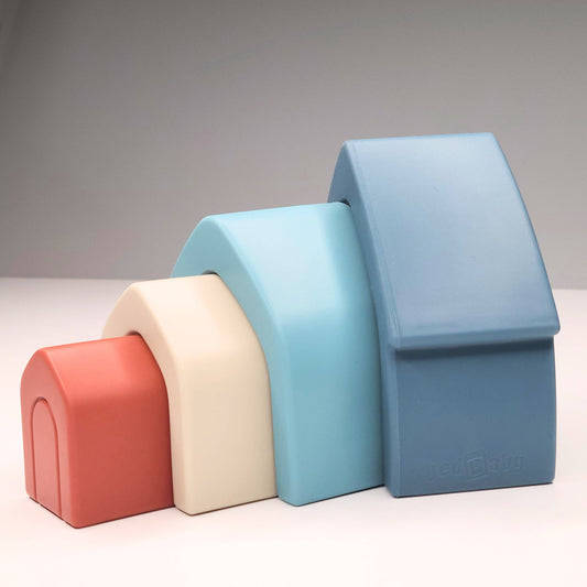 Cozy House Silicone Stacker Toy