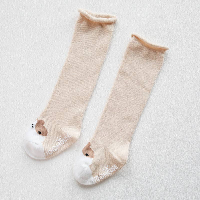 Over The Knee Socks: Khaki / M (1-3Y)