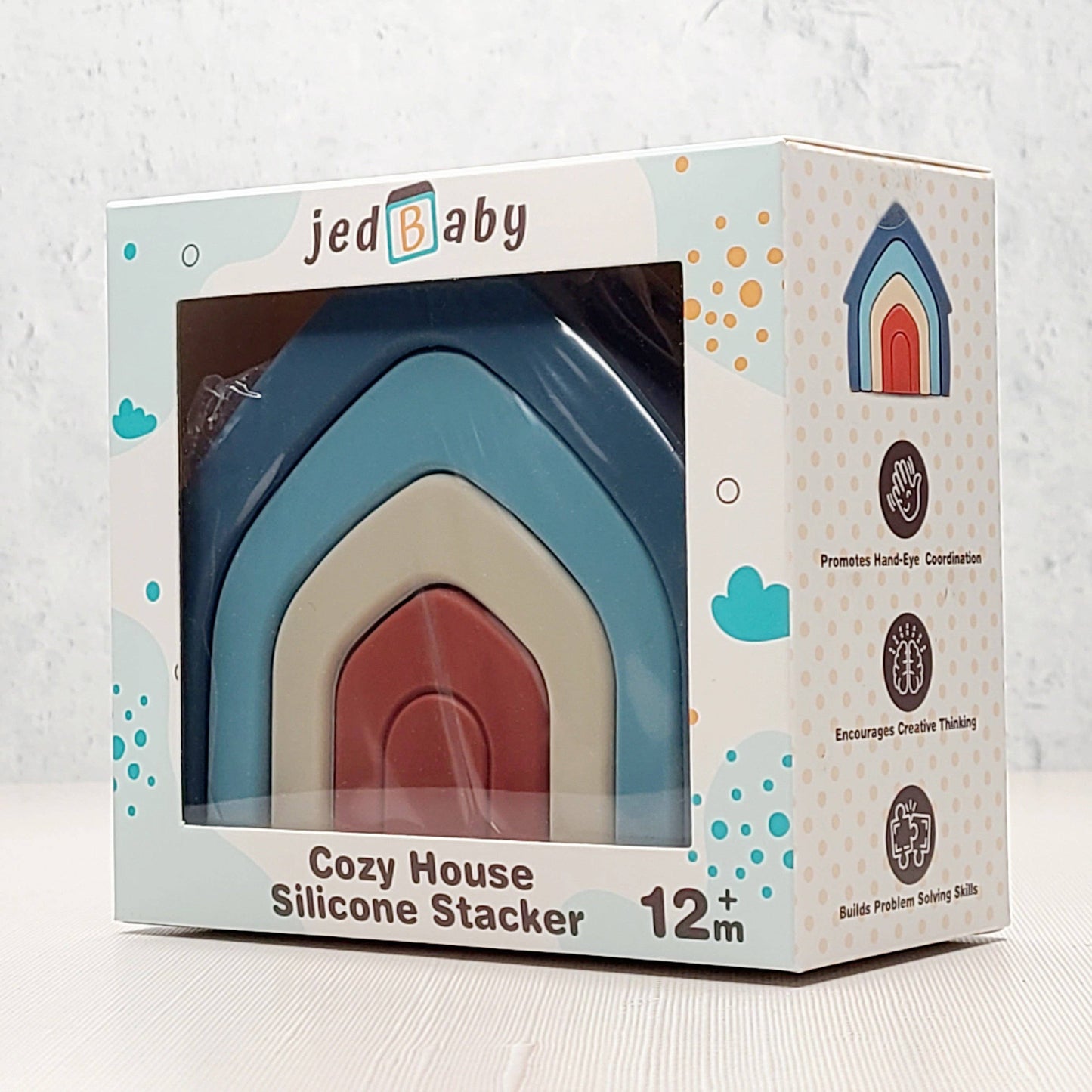 Cozy House Silicone Stacker Toy