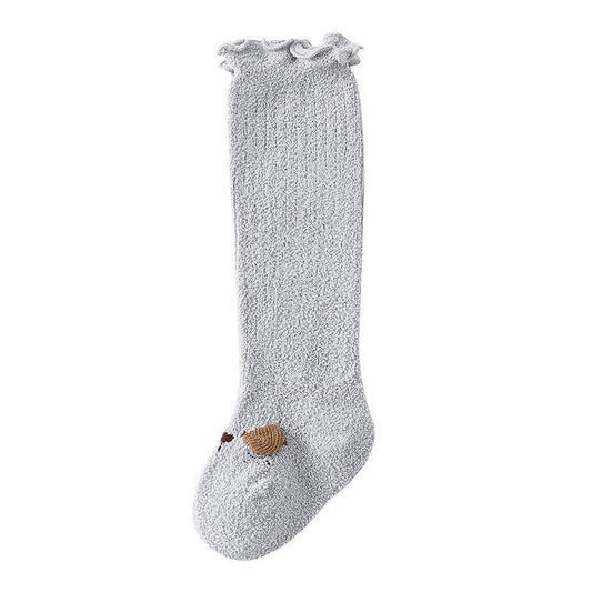 Over The Knee Socks: Grey / S (6-12M)