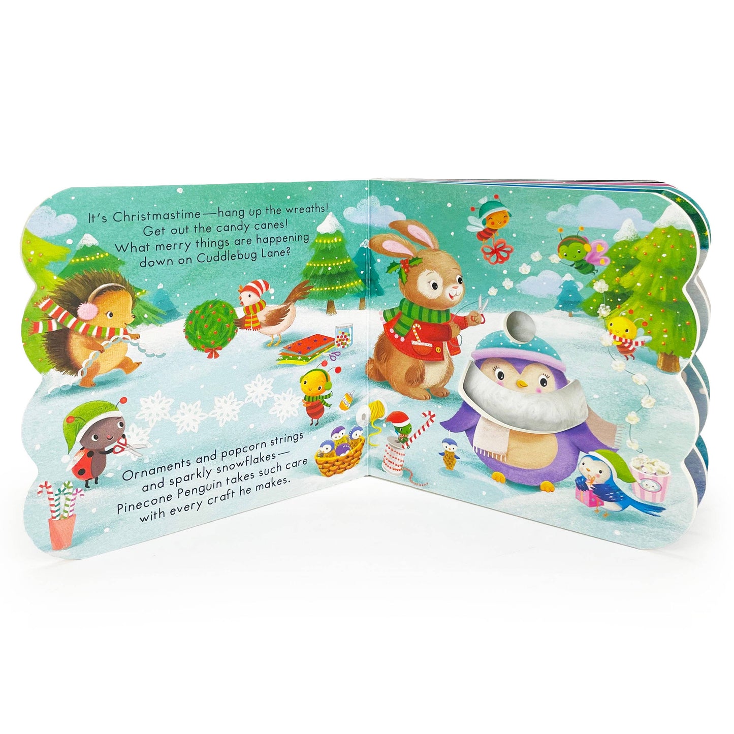 Christmas on Cuddlebug Lane Touch & Feel Board Book