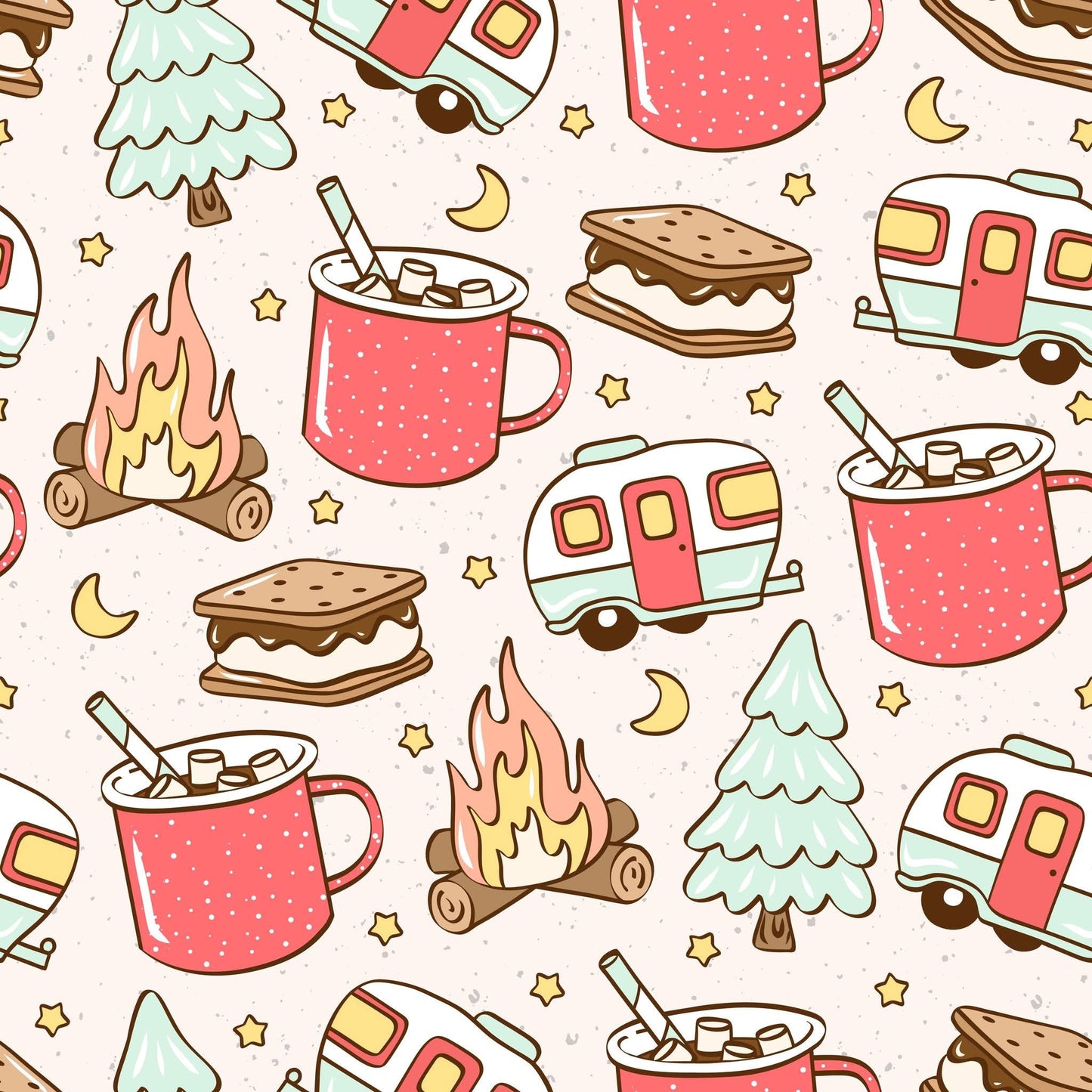 Camping Crew Romper