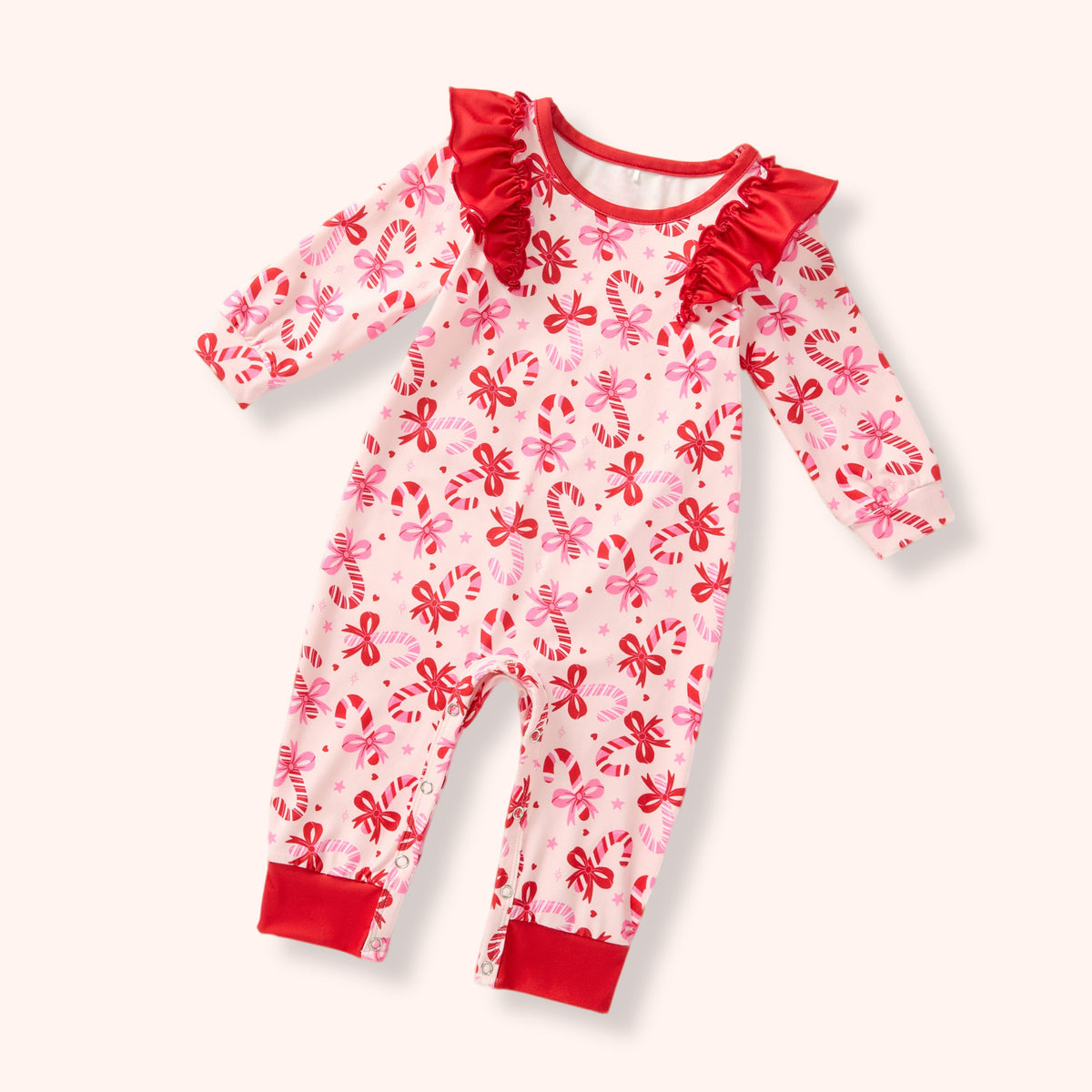 Candy Cane Cutie - Romper