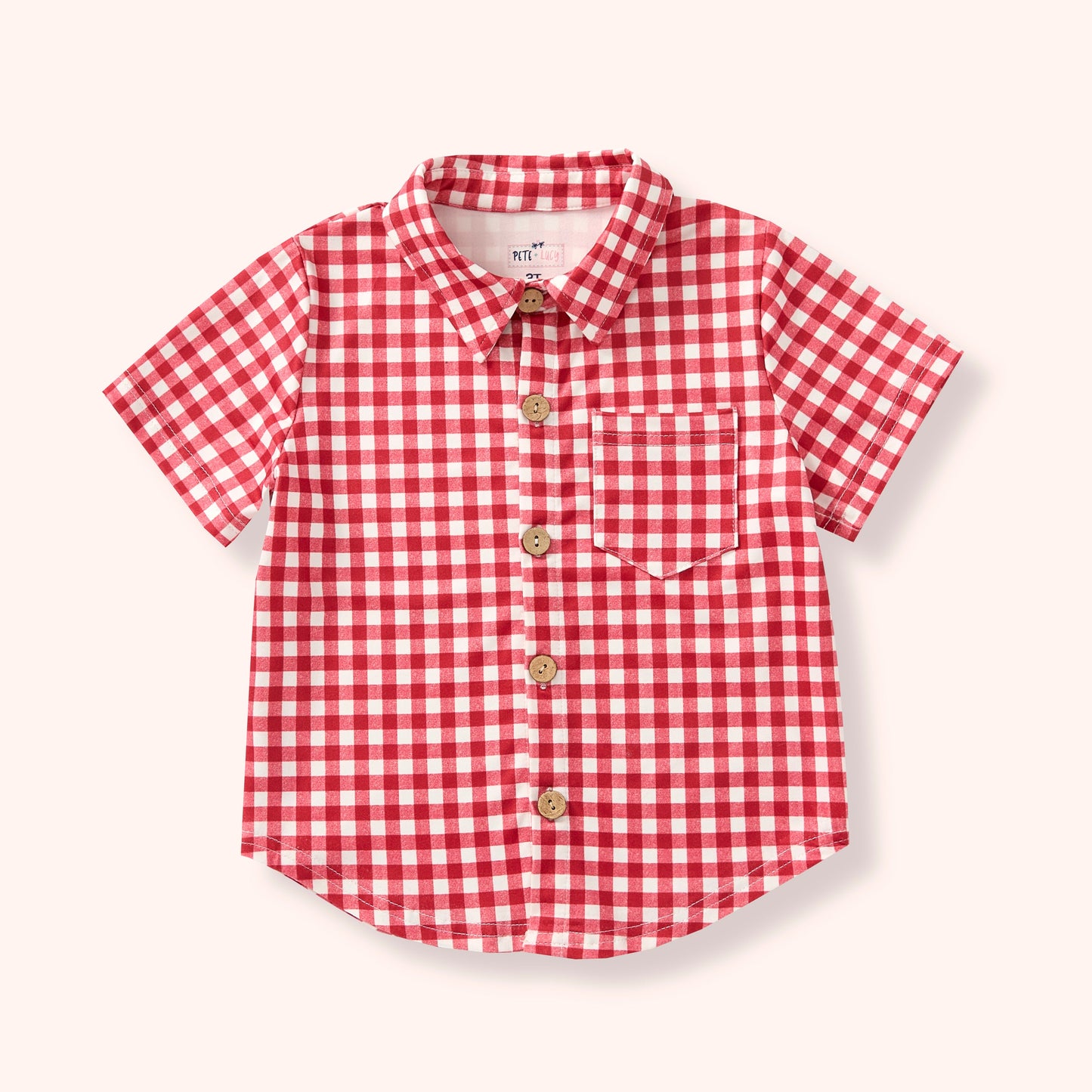 Gingham Picnic - Boy Shirt