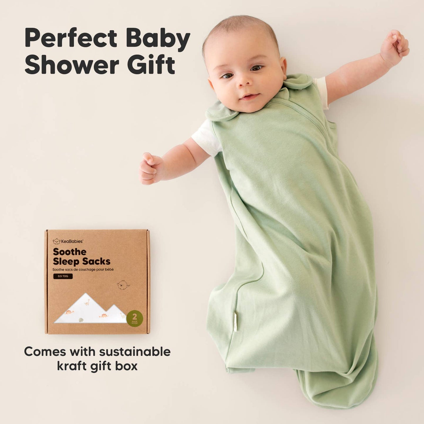 Roarsome- Soothe Sleep Sack, Baby Wearable Blanket Small